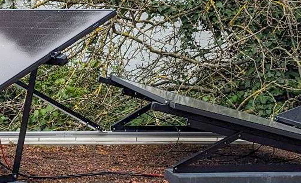 Gartendach Solaranlage selber bauen