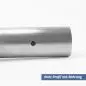 Preview: Rohr Profil aus Aluminium 40x3mm Bohrung
