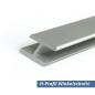 Preview: H-Profil Eloxiert Winkelschnitt für 8 mm Innenmass