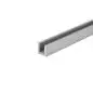 Preview: U-Profil aus Aluminium 10x10x10x2 mm (eloxiert)