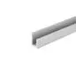Preview: U-Profil aus Aluminium 15x10x10x2 mm Eloxiert