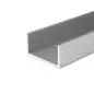 Preview: U-Profil aus Aluminium eloxiert in 20x40x20x2 mm