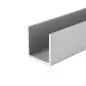 Preview: U-Profil aus Aluminium 30x30x30x2 mm Eloxiert