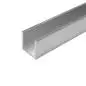 Preview: U-Profil aus Aluminium 30x30x30x3 mm