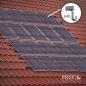 Preview: Photovoltaik Ziegeldach Montageset Schwarz für 20 PV Module montiert