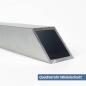 Mobile Preview: Quadratrohr aus Aluminium 15x15mm in 2mm Stärke Winkelschnitt