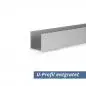 Preview: U-Profil aus Aluminium 25x25x25x2 mm Eloxiert - entgratet