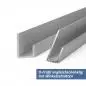 Preview: U-Profil aus Aluminium eloxiert in 30x15x15x2 mm im Winkelschnitt