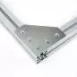 Preview: Verbinderplatte Winkel 110x110 mm für Nut 8 Beipsiel