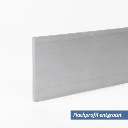Flach-Profil aus Aluminium 25x2 mm entgratet