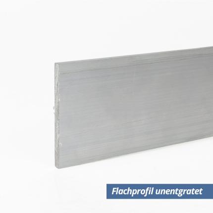 Flach-Profil aus Aluminium 20x2 mm unentgratet