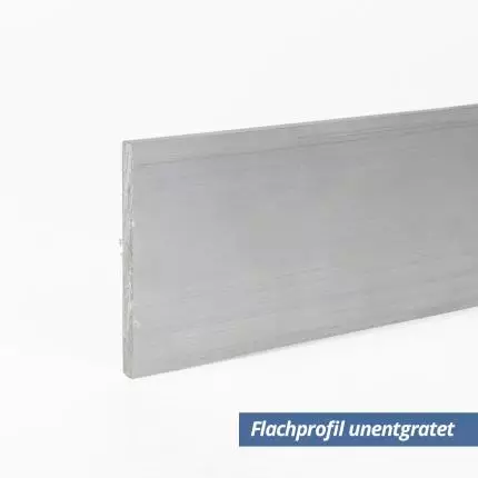 Flach-Profil aus Aluminium 30x3 mm unentgratet