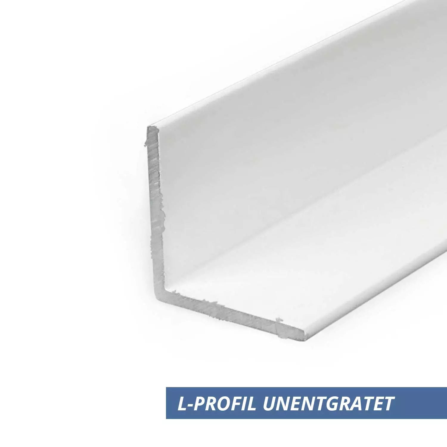 PVC Winkel-Profil Kunststoff Kantenschutz Zierleiste Profil weiss