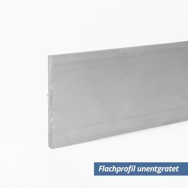 Flach-Profil aus Aluminium 45x3 mm unentgratet