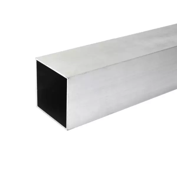 Quadratrohr aus Aluminium 60x60mm in 2mm Stärke