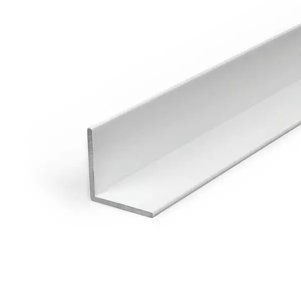 Alu L Profil Winkelleiste 20x20x1-5 mm-weiß-einzel