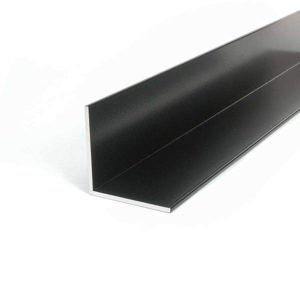 Alu L Profil Winkelleiste 25x25x1-5-mm-schwarz-Einzel