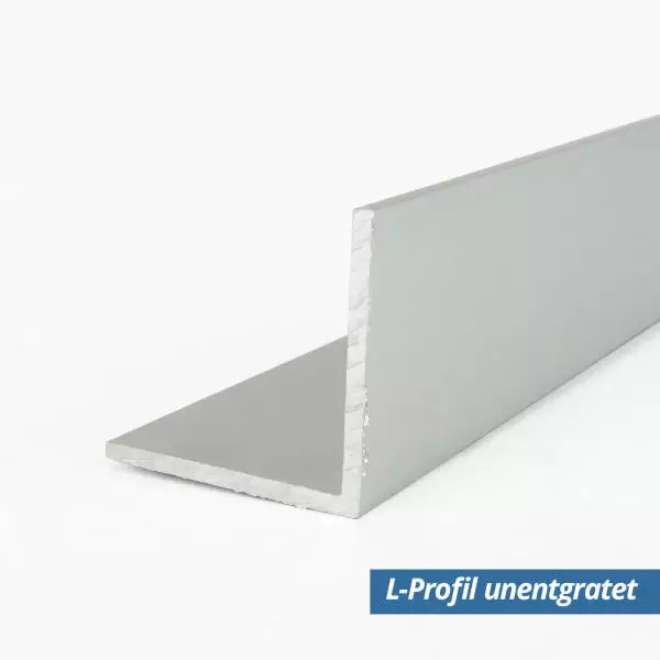 Alu L Profil Winkelleiste 20x20x1-5 mm Eloxiert unentgratet