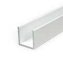 Aluminium U Profil 20x20x20x1-5 mm Weiß